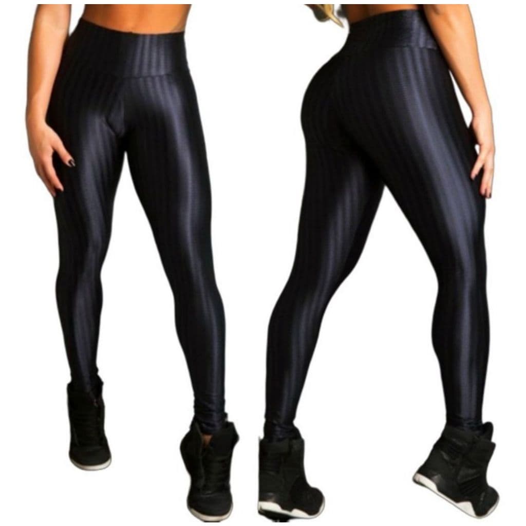 Calça Legging  Fitness 3D Academia Cintura Alta Grossa Dia A Dia Pronta Entrega