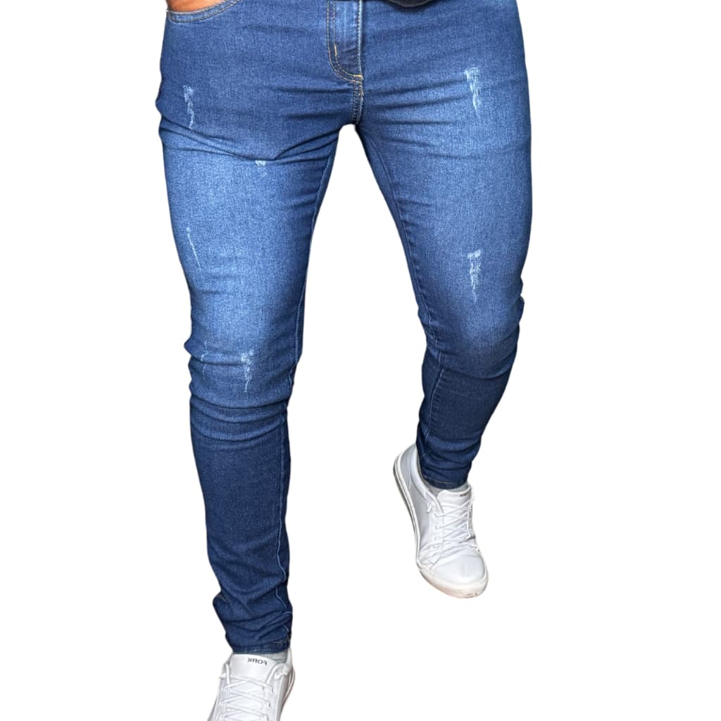Calça Jeans Masculina Premium Skinny Justa Corpo Moda 2022