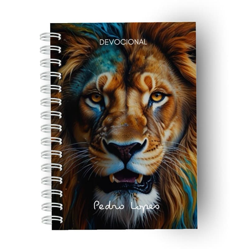 Planner Devocional 2026 com Capa Dura Personalizada para Estudo da Bíblia
