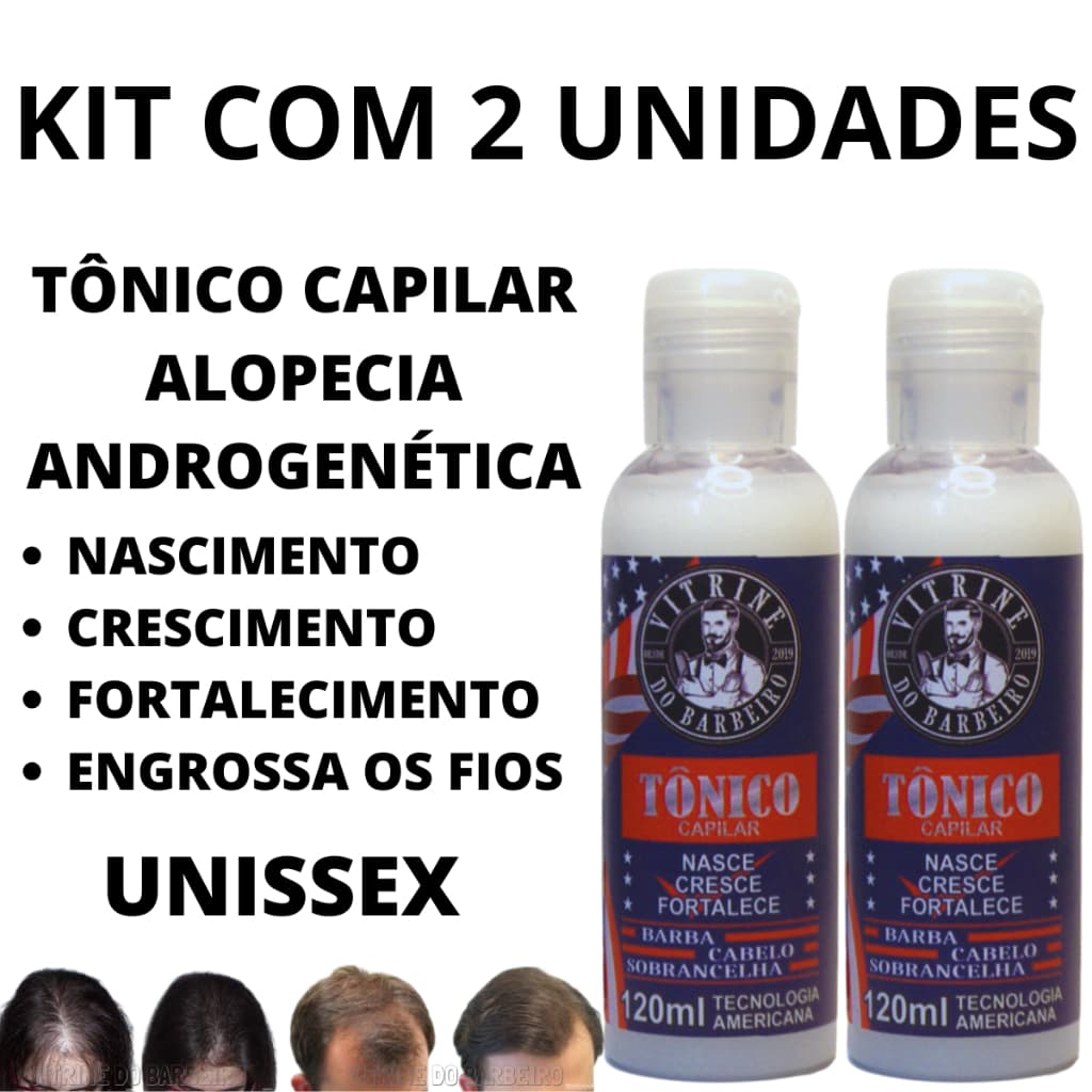 2 Tônico Capilar Para Fortalecimento Do Bulbo Capilar