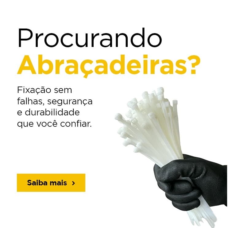 Kit 500pçs Abraçadeira Nylon 2,5x150mm Branca Enforca Gato Lingua de Sogra hellerman