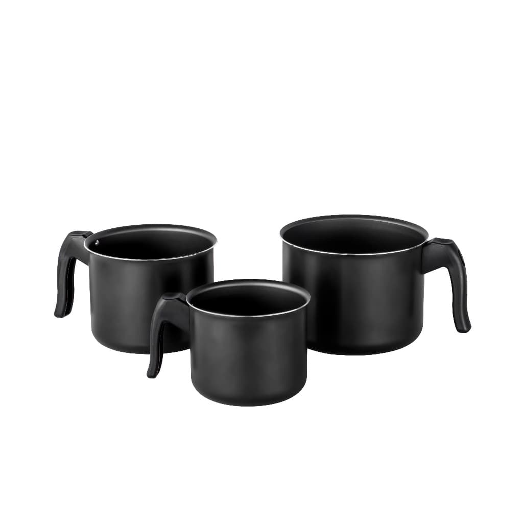 Jogo Kit Canecão Fervedor Leiteira 3 Peças Teflon Antiaderente