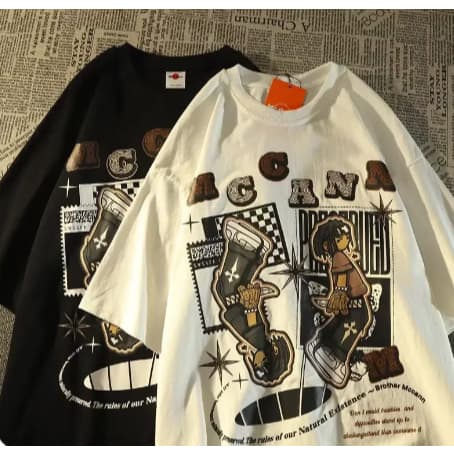 Camiseta Estilo Hip Hop Streetwear