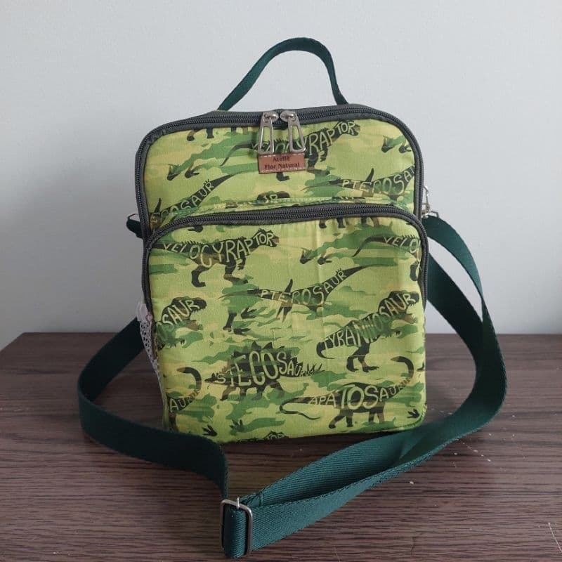 Bolsa Térmica Colorida Artesanal de tecido forro impermeável