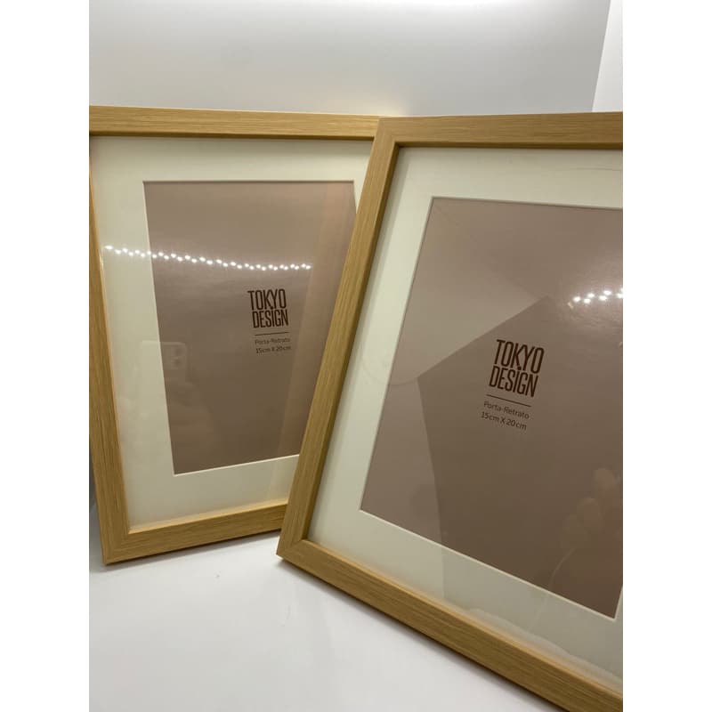 Kit com 2 Porta Retrato Queens 15x20cm MDF