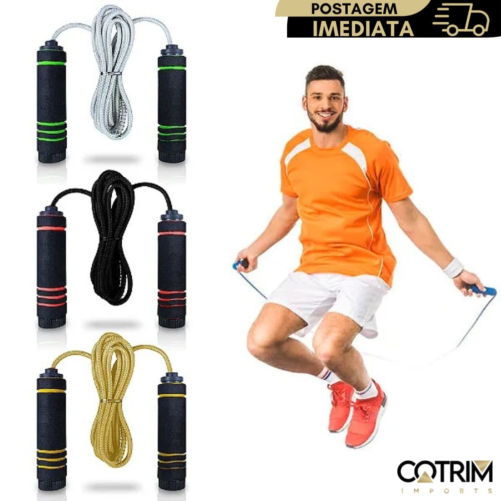 Corda De Pular Crossfit Mb Fit Jump Rope Pula Corda Exercícios Academia