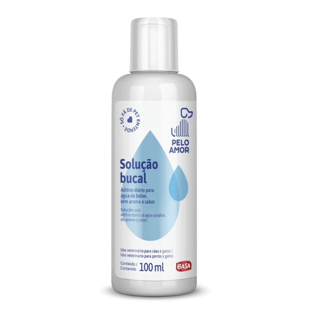 SOLUÇÃO BUCAL IBASA 100ML - Higiene Oral Completa para Pets