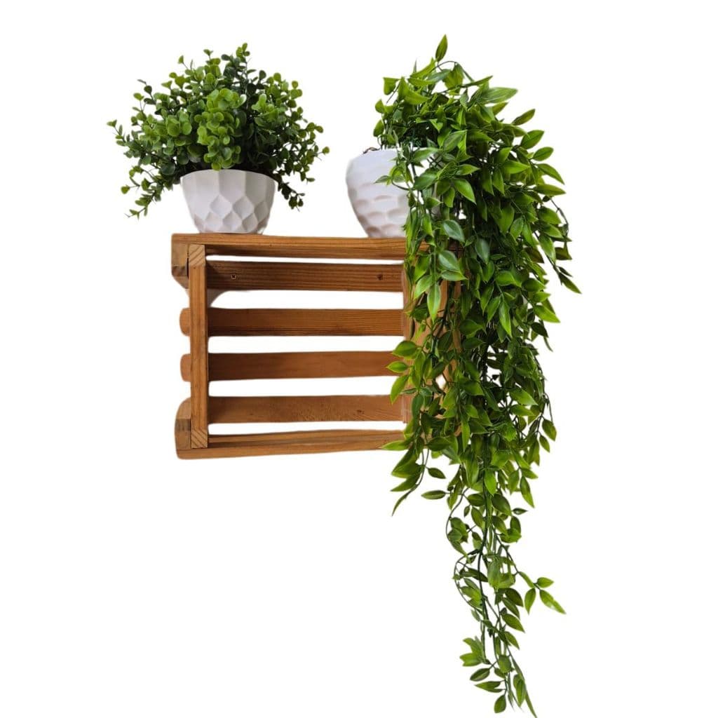 Kit 2 Arranjos Flores Artificiais + Vaso Montado Folhagens Ficus Decoração