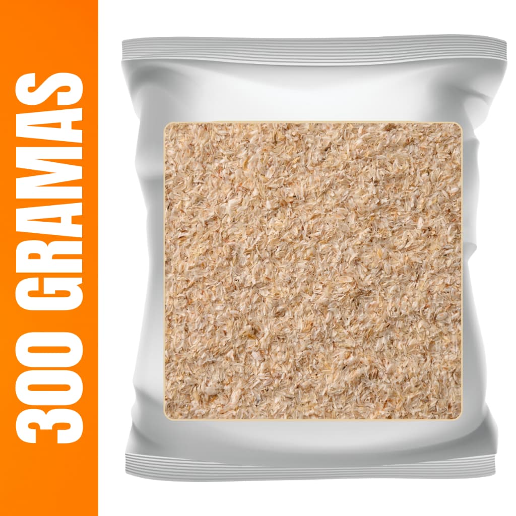 PSYLLIUM HUSK FIBRA 100% NATURAL 300 gramas  -  PSILLIUM