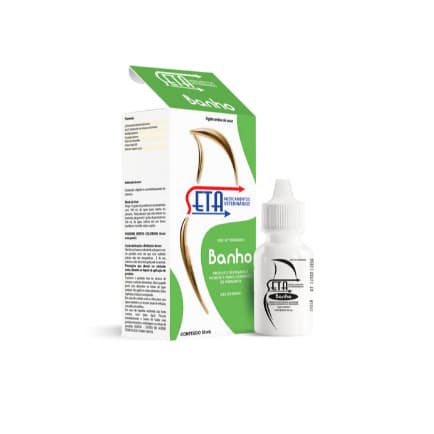 Seta Banho Pássaros 30ml - Repelente natural de piolhos, moscas, mosquitos e ácaros 30ml.