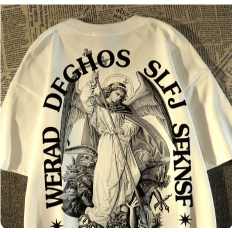 Camiseta Religiosa Anjo Guardião Streetwear