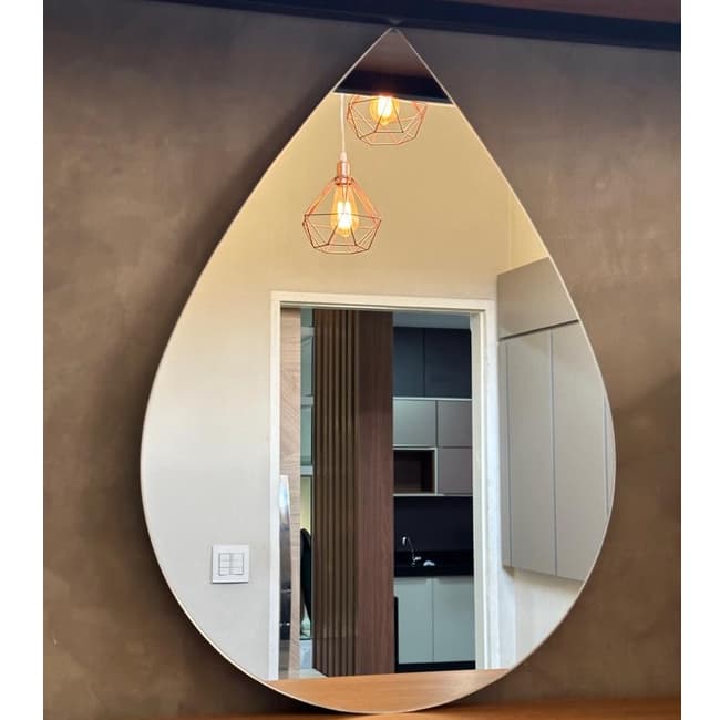 Espelho Gota Orgânico Diferente Em Vidro Moderno Decoração Com ou Sem Suporte Espelho Pinterest