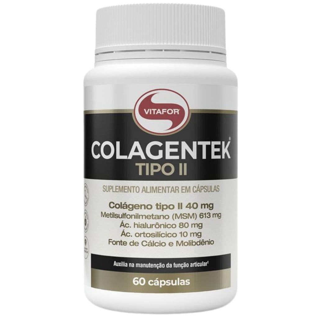 Colagentek Tipo II 60 cáps - VITAFOR
