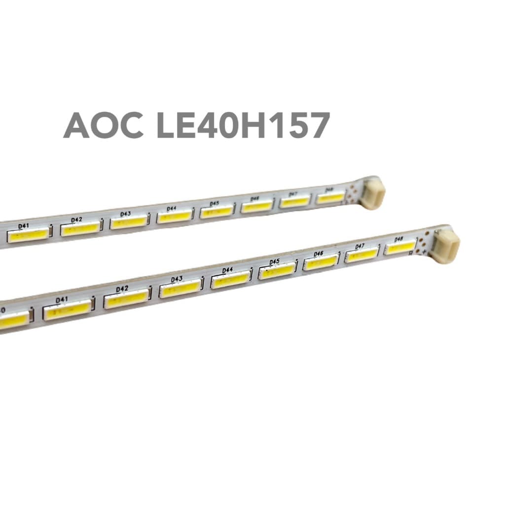 Kit 2 Barras Led Aoc LE40H157 C/ 48 Leds Cada Barra