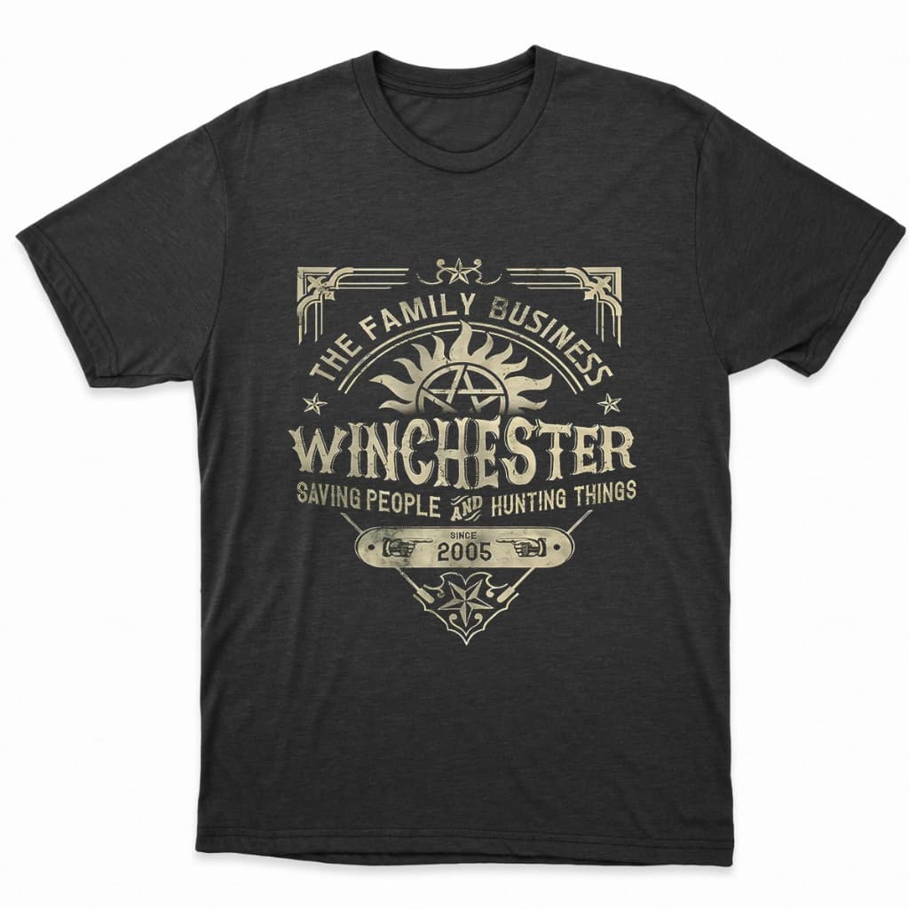 Camiseta Supernatural The Family Business Winchester Since 2005 100% Algodão