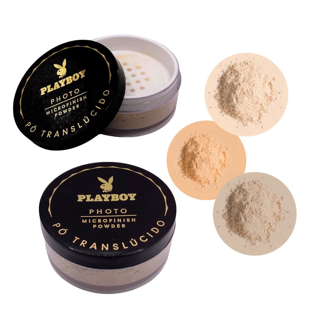 Pó Facial Translúcido Microfinish Powder Playboy