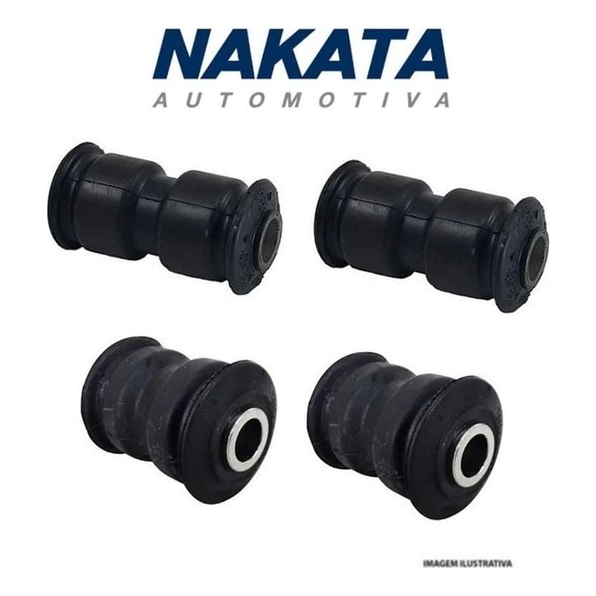 4 Buchas Feixe Mola Traseiro fiat Strada 2011 2012 2013 2014 2015 2016 2017 2018 2019 2020 2021 2022 2023 Nakata