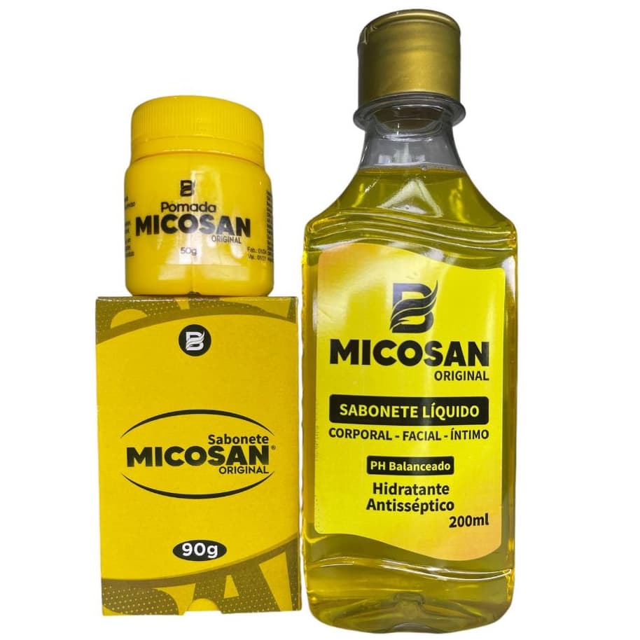 Kit Micosan Remove Micoses em Geral 3 Unid. Baruc Cosméticos