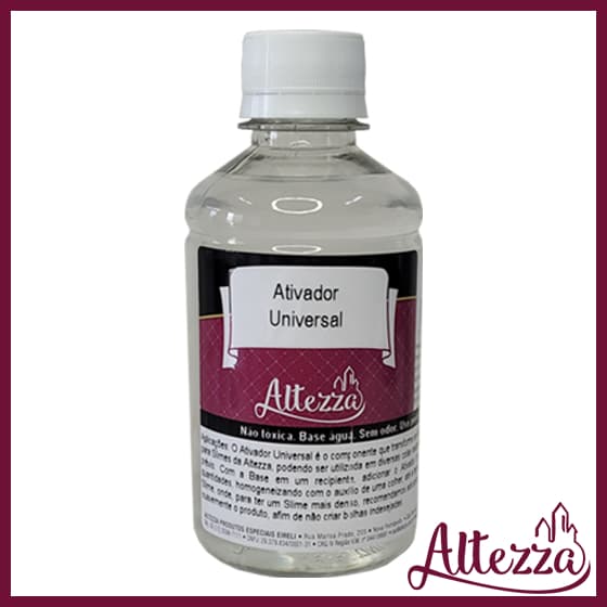 Ativador para Slime Universal 250ml Altezza - Super Premium Combos Divertidos Escolha o Seu DIY Slime Factory