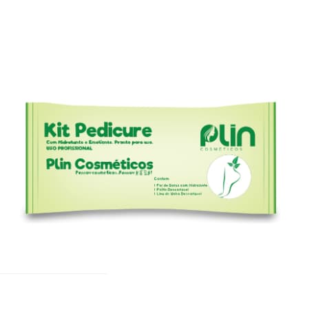 Kit de Pedicure 10 unidades com Botas, Creme emoliente, Lixa e Palito
