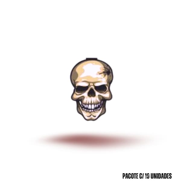 Halloween caveira Decoração Tag Decorativa pacote com 10 unidades