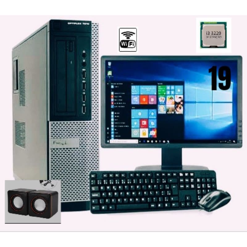 Computador optiplex 980 desktop Pc Intel core i3 2 geração 2100 3.2ghz 8gb ram hd 320