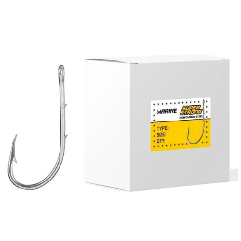 Anzol 4330 Super Strong nº4/0 Caixa 100un 4,1cm Marine Sports Pesca Tucunaré Dourado Traíra Pacu
