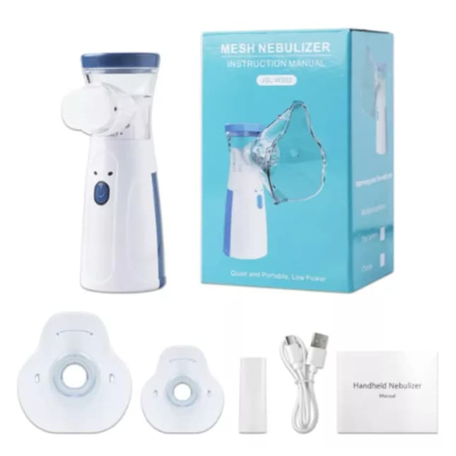 Nebulizador Inalador Silencioso Portátil - Mesh