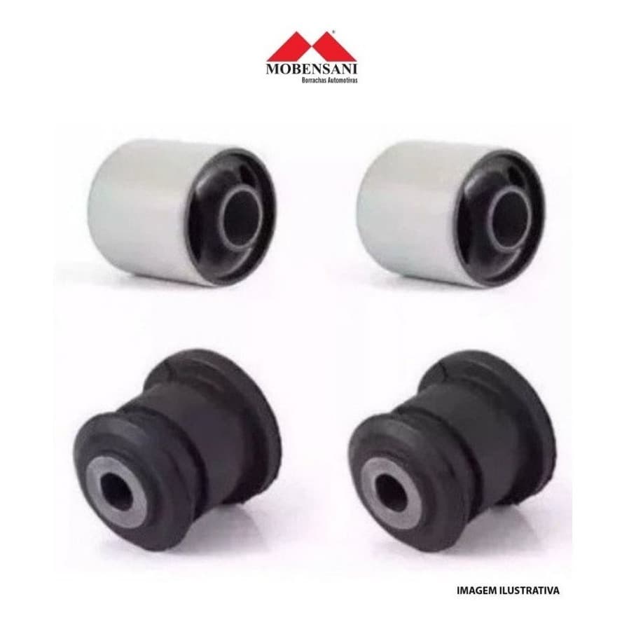 4 Buchas Bandeja Dianteira Ford Ecosport Fiesta 2003 2004 2005 2006 2007 2008 2009 2010 2011 2012 (antigo)
