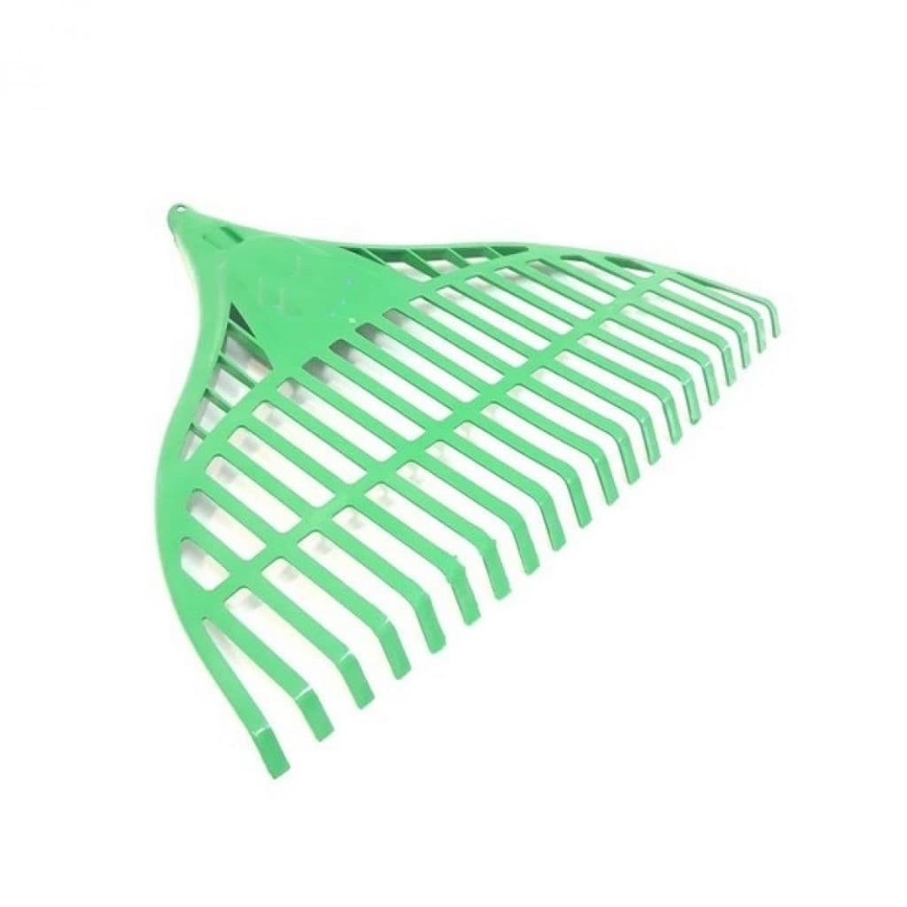 Kit 2 Rastelo Plástico 20 Dentes Para Jardim Sem Cabo