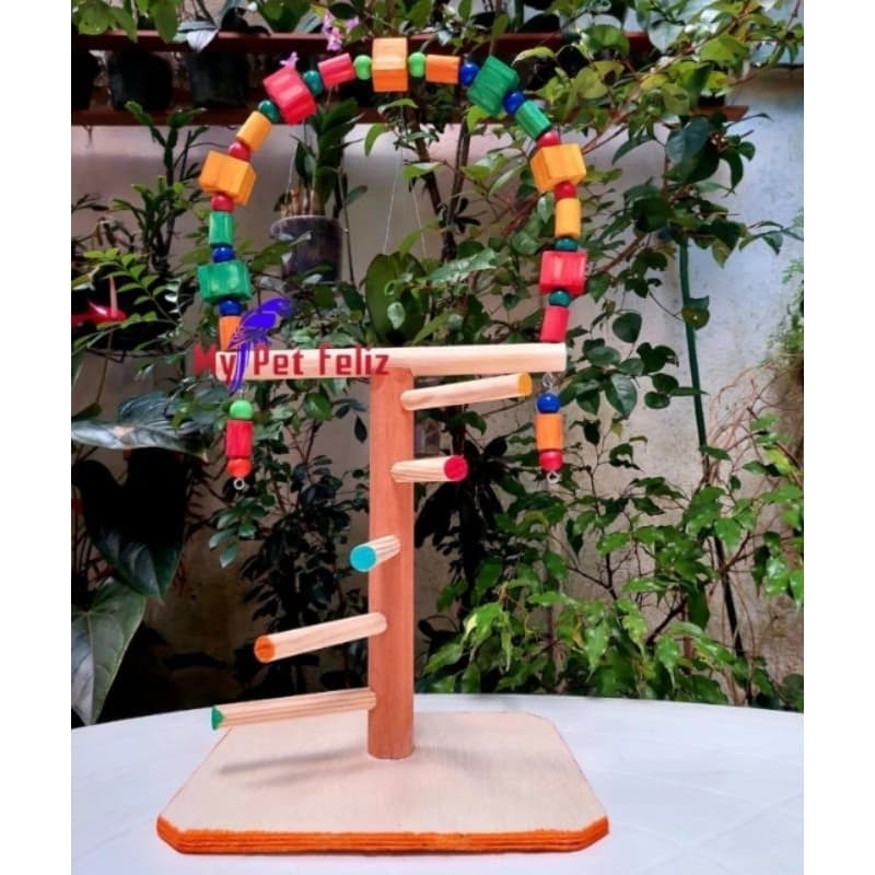 brinquedo para papagaio - poleiro para papagaio - brinquedo ringneck - ararajuba