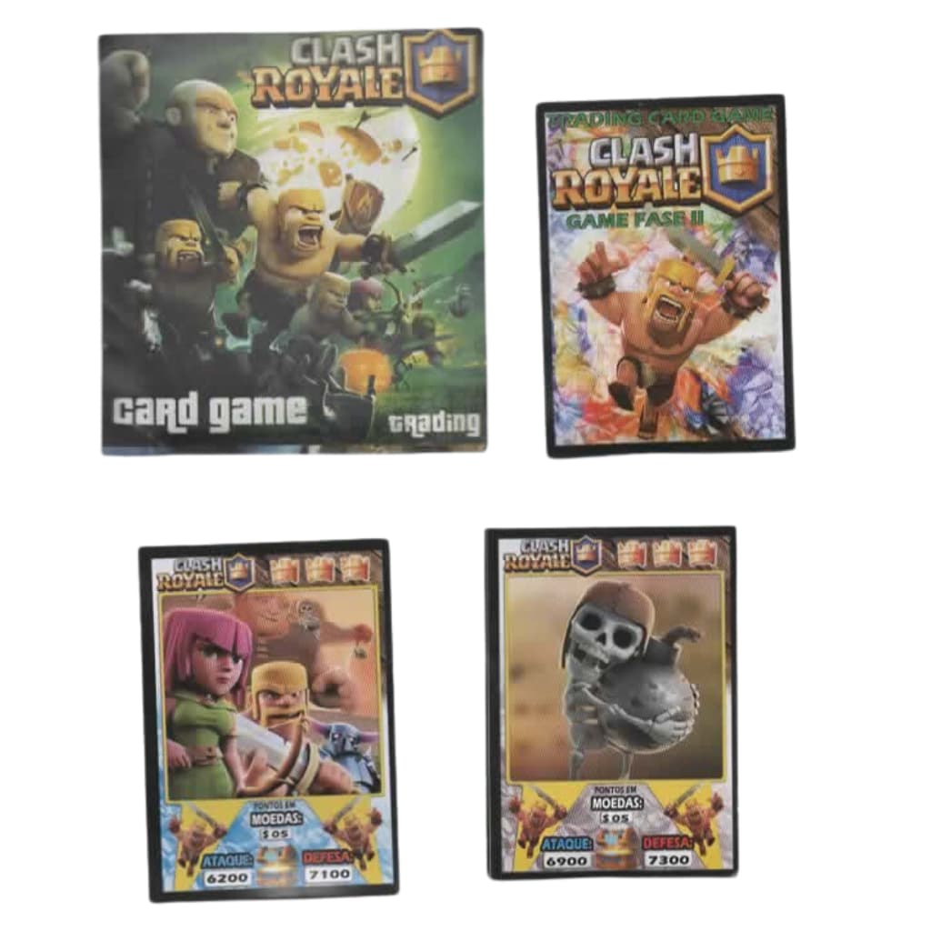 KiT 40 Card Game Premium CLASH ROYALE 10 Pacotinhos Com 4 Cartinhas Em Cada