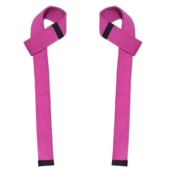 Par Tala Strap Comprido Algodão Rosa Feminino Musculação Academia Crossfit