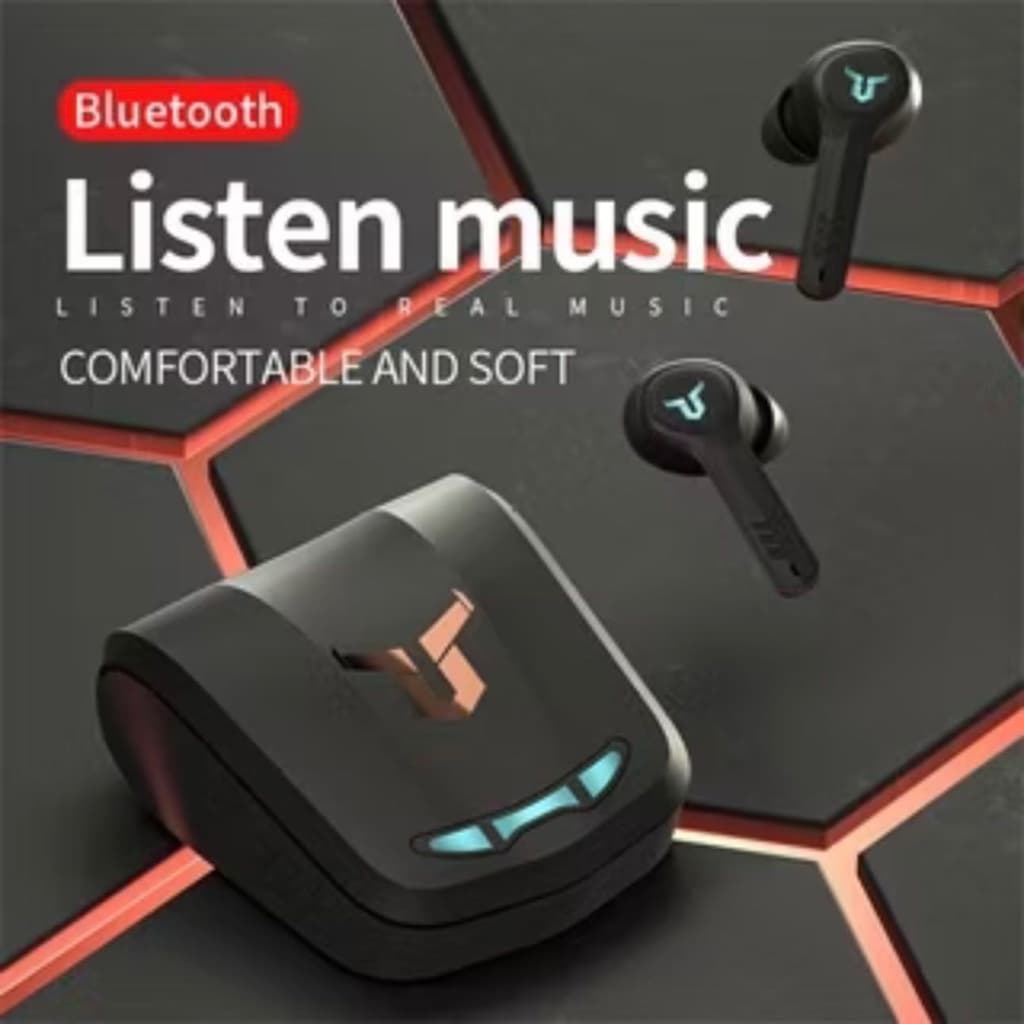 Fone De Ouvido Bluetooth Gamer Pro 8 A Prova Dágua Microfon
