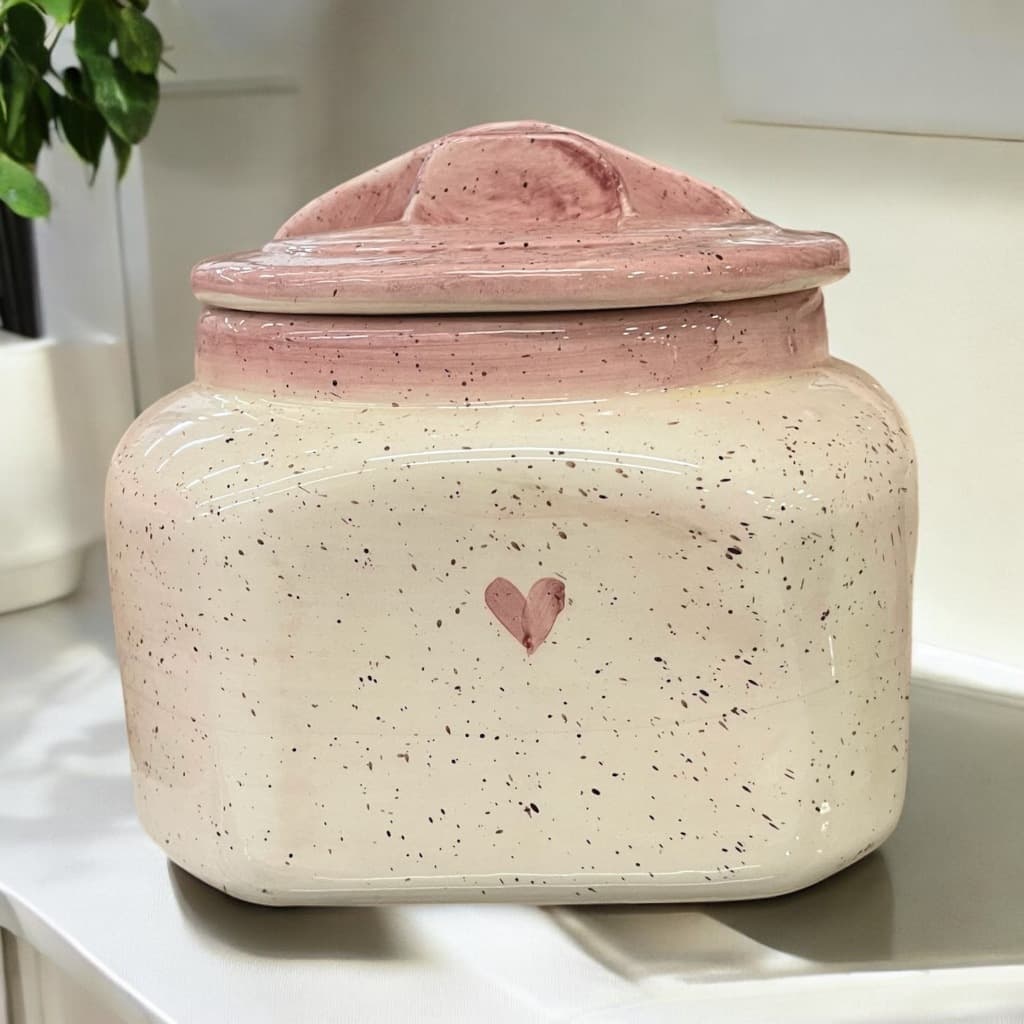 Saleiro Grande em Cerâmica Pintado á Mão