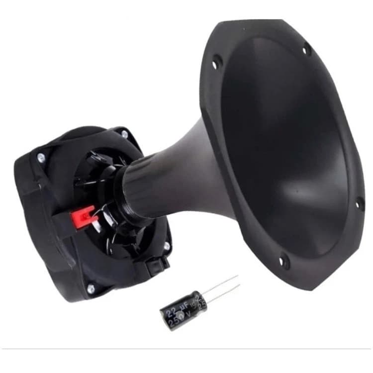 Driver Unlike Und400 100w Rms + Capacitador + Corneta
