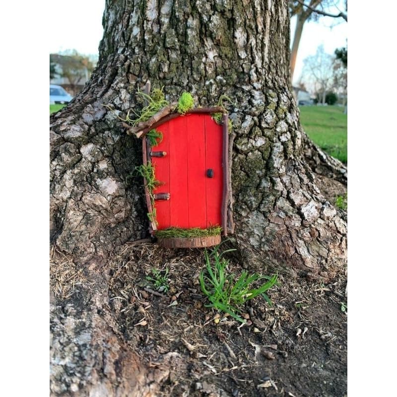 Enfeite de Árvore de jardim portinha de fada