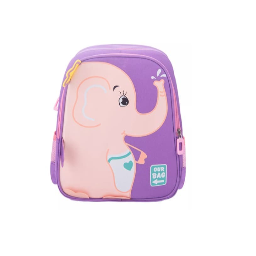 Mochila Nylon Menino Menina Jacare Elefante Colorida Mochila menina Mochila menino mochila animal mochila rosa