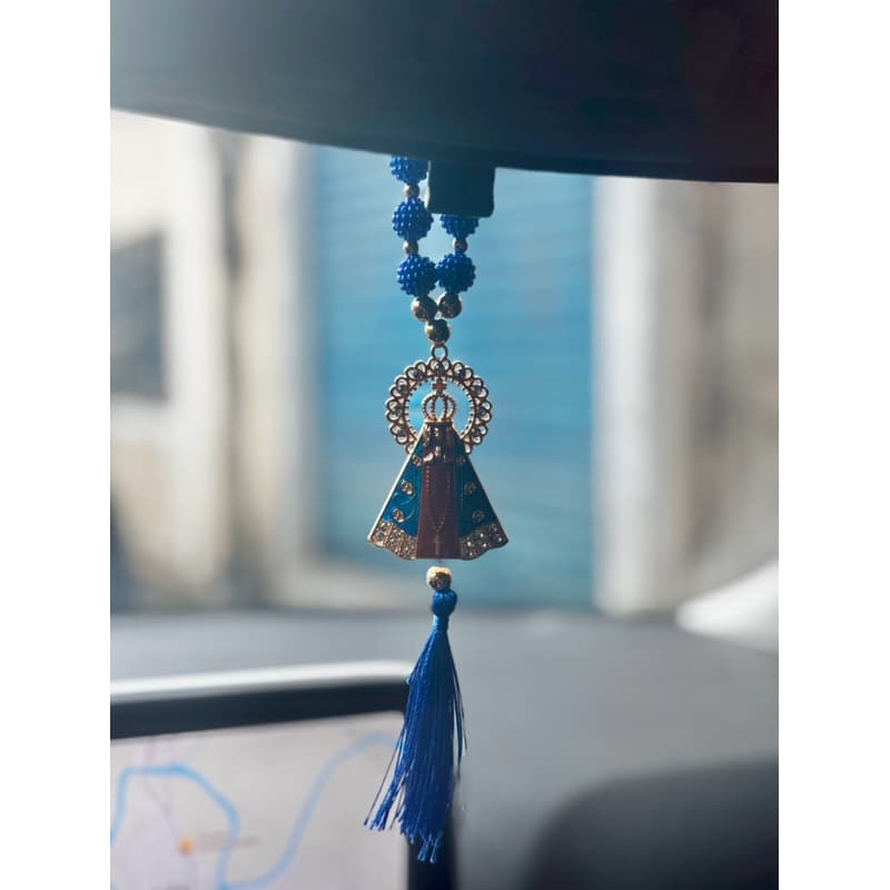 Adorno para retrovisor de carro Nossa Senhora Aparecida