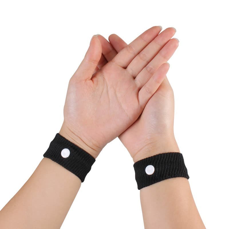 Par De Pulseira Anti Enjoo Anti Nauseas Ponto De Pressao Anatomico