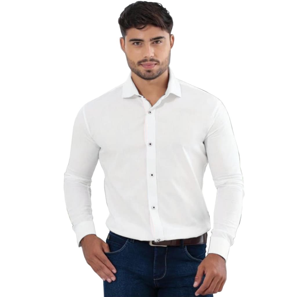 Camisas Masculina Social Slim Fit - Super Promoção Atacado - P Ao GG Floral e Estampada Xadrez