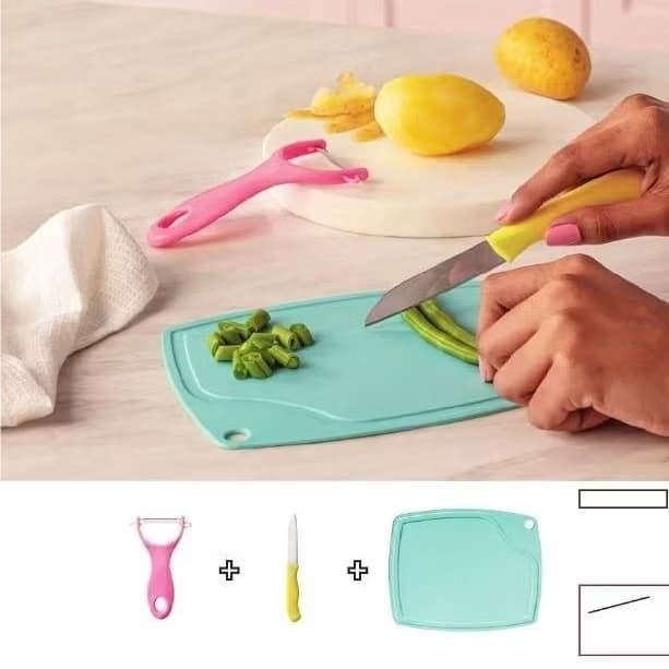 Jogo mini para Preparo Culinário pequeno Avon 3 pçs