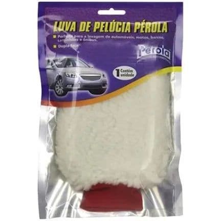 Luva de Pelúcia Pérola 1 Unidade