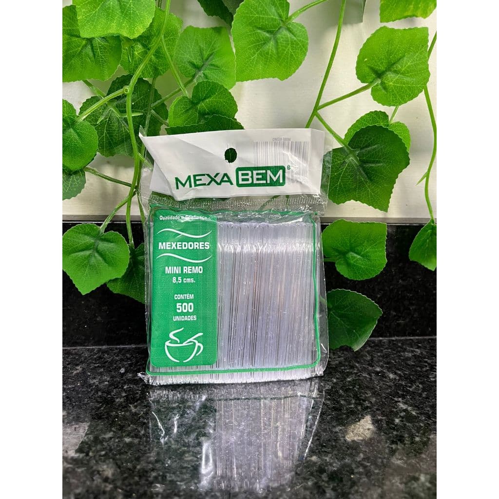 Mexedor Para Café Cristal Com 8,5 Cm Mini Remo