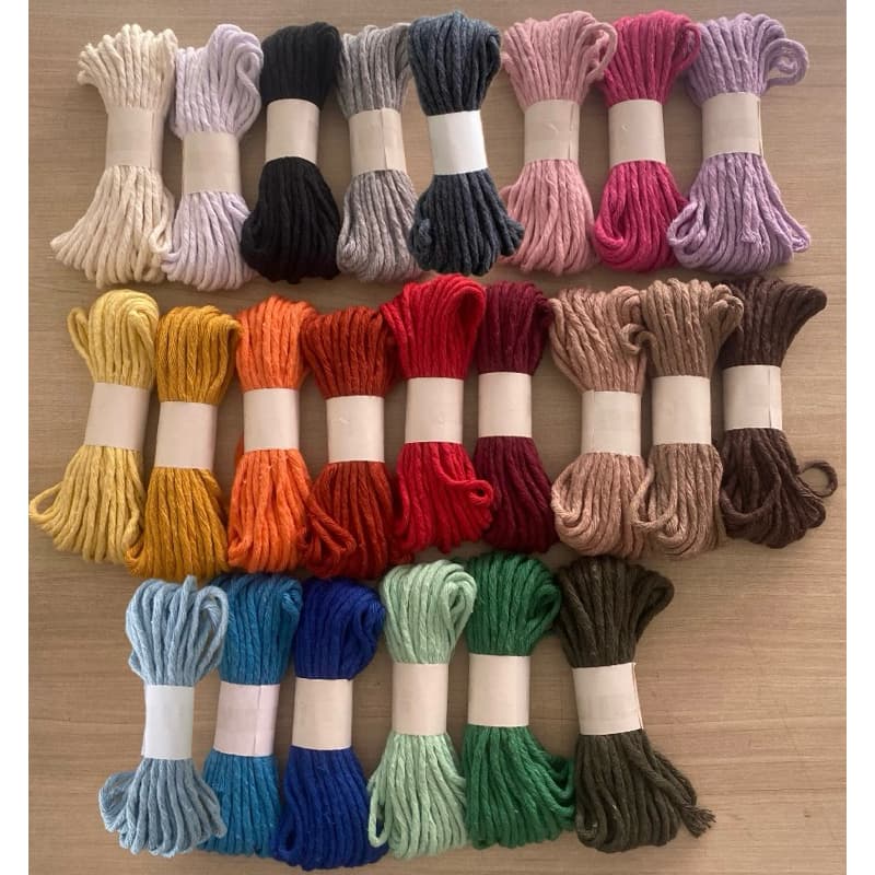 50M, 100M, 150M ou 200 METROS BARBANTE 24 FIOS macrame e artesanato em geral