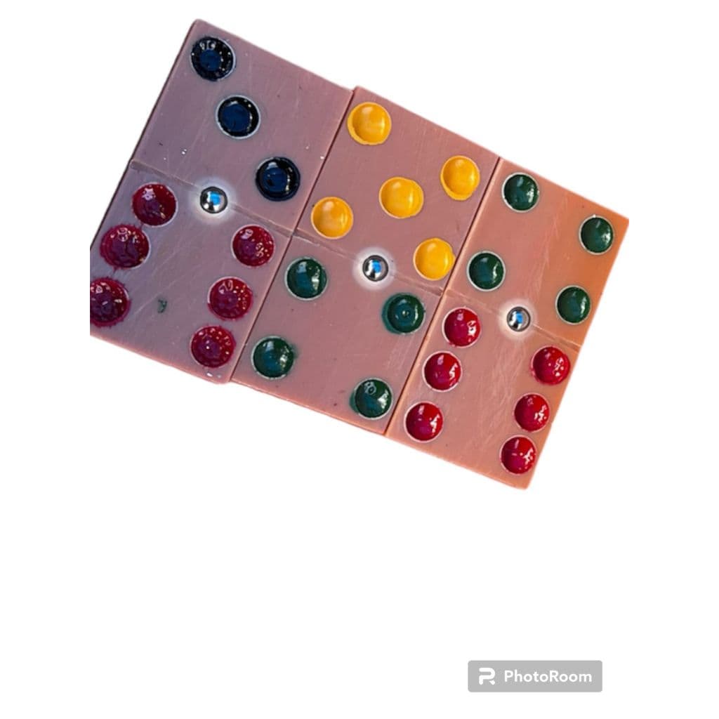 domino pvc marrom 1cm envio rapido na caixa mdf