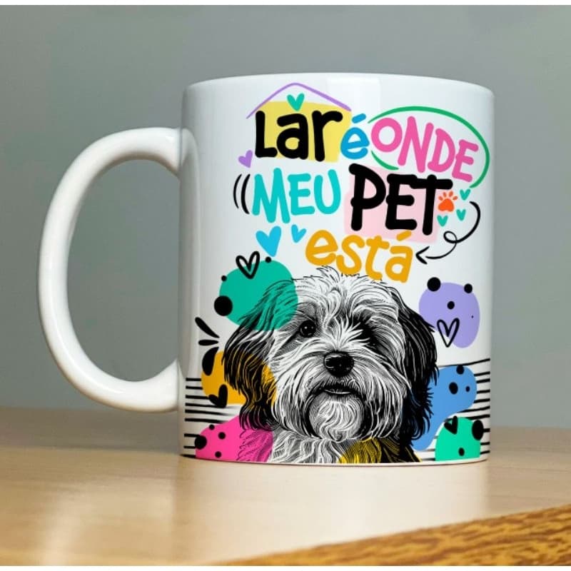 Caneca Porcelana Personalizada Pet