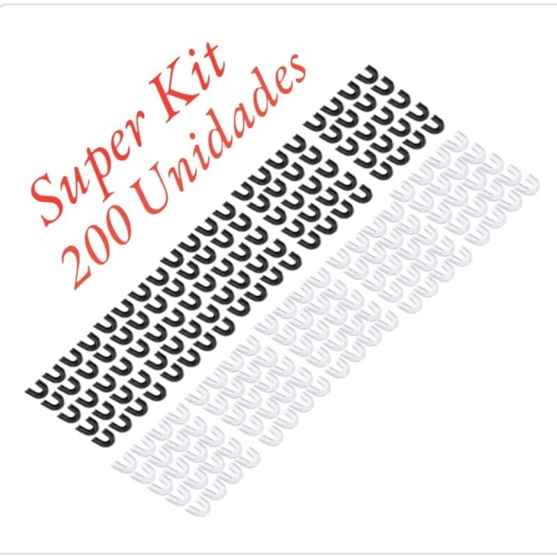Kit 200 Protetor Mordedor Moldável Simples P/ Mauy Thai