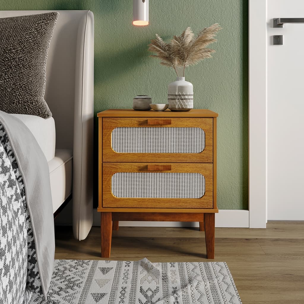 Mesa De Cabeceira Santorini Novidade Para Seu Quarto 45cm