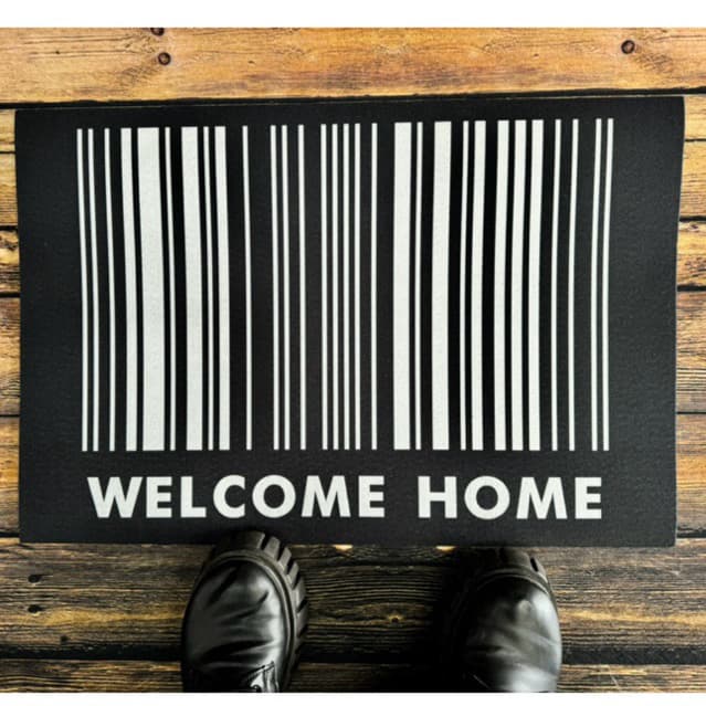 Tapete capacho para porta de entrada - Welcome Home